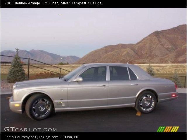 2005 Bentley Arnage T Mulliner in Silver Tempest