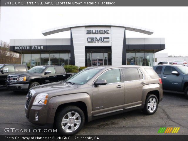 2011 GMC Terrain SLE AWD in Espresso Brown Metallic