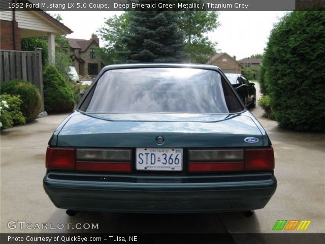 1992 Ford Mustang LX 5.0 Coupe in Deep Emerald Green Metallic