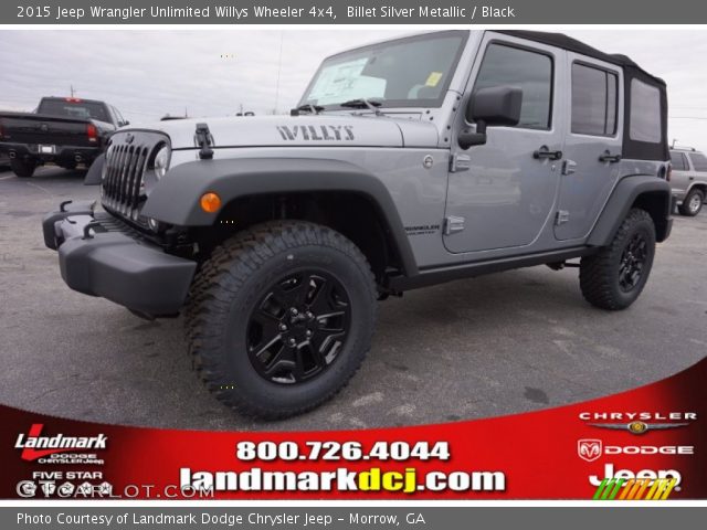 2015 Jeep Wrangler Unlimited Willys Wheeler 4x4 in Billet Silver Metallic