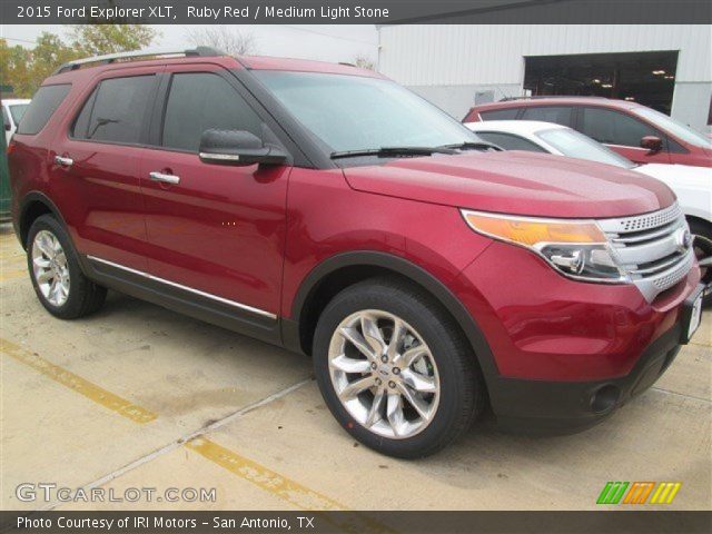 2015 Ford Explorer XLT in Ruby Red
