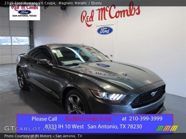 2015 Ford Mustang V6 Coupe in Magnetic Metallic