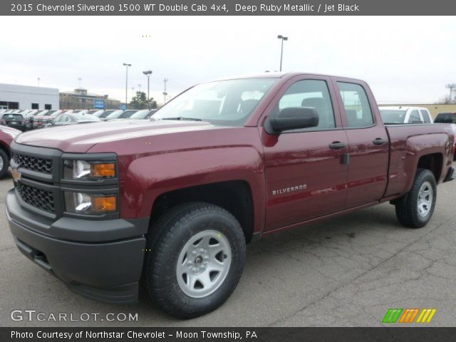 2015 Chevrolet Silverado 1500 WT Double Cab 4x4 in Deep Ruby Metallic