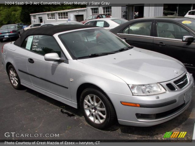 2004 Saab 9-3 Arc Convertible in Silver Metallic