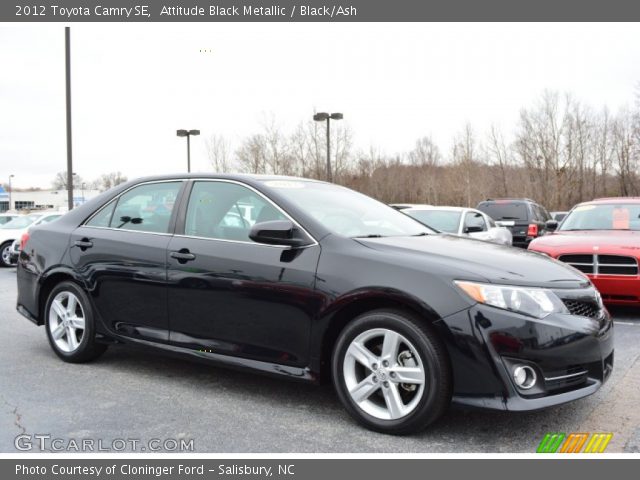 2012 Toyota Camry SE in Attitude Black Metallic