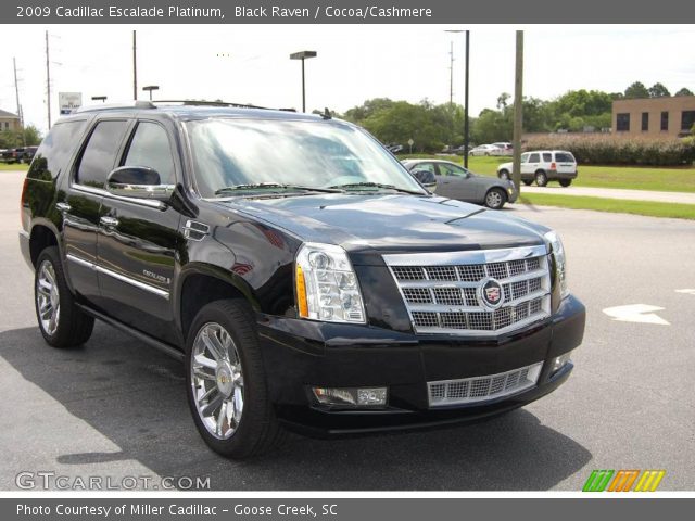 2009 Cadillac Escalade Platinum in Black Raven