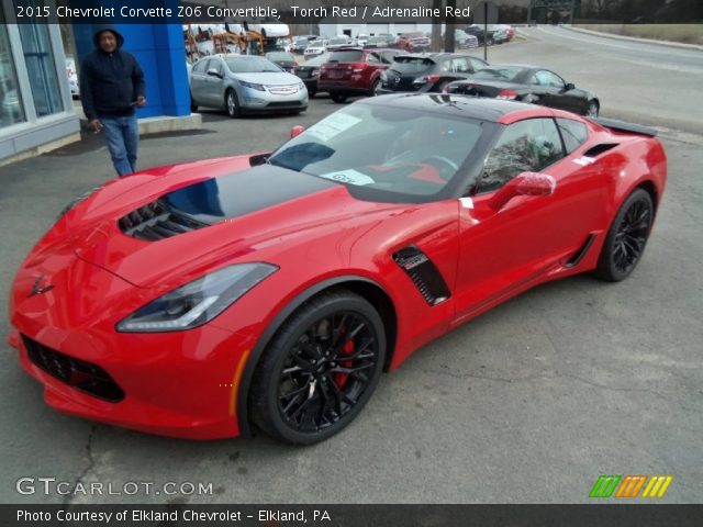 2015 Chevrolet Corvette Z06 Convertible in Torch Red