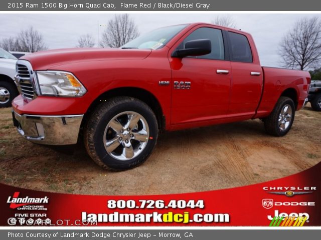 2015 Ram 1500 Big Horn Quad Cab in Flame Red