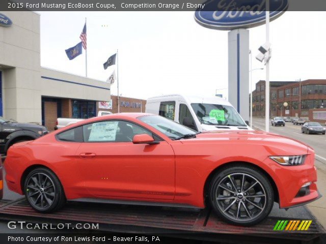 2015 Ford Mustang EcoBoost Coupe in Competition Orange