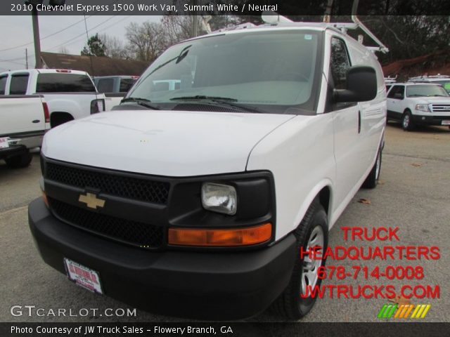2010 Chevrolet Express 1500 Work Van in Summit White
