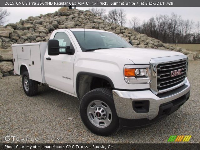 2015 GMC Sierra 2500HD Regular Cab 4x4 Utility Truck in Summit White