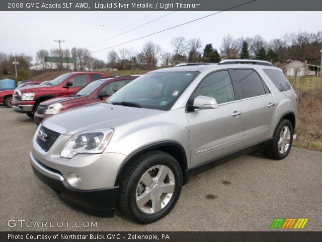 2008 GMC Acadia SLT AWD in Liquid Silver Metallic