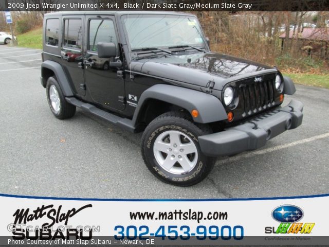 2009 Jeep Wrangler Unlimited X 4x4 in Black