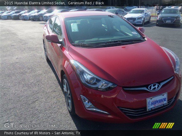 2015 Hyundai Elantra Limited Sedan in Geranium Red