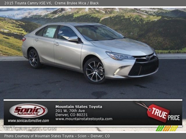 2015 Toyota Camry XSE V6 in Creme Brulee Mica