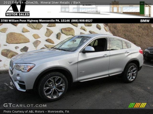 2015 BMW X4 xDrive28i in Mineral Silver Metallic