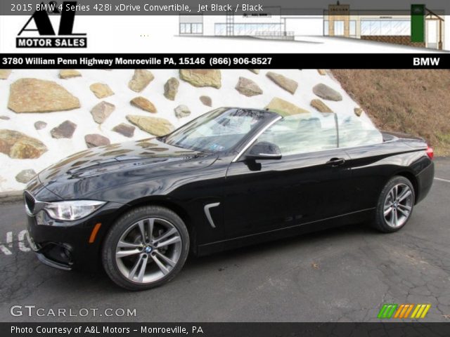 2015 BMW 4 Series 428i xDrive Convertible in Jet Black