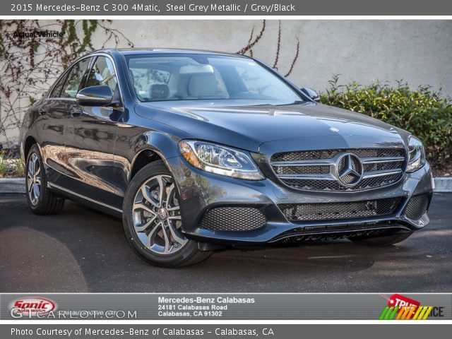 2015 Mercedes-Benz C 300 4Matic in Steel Grey Metallic