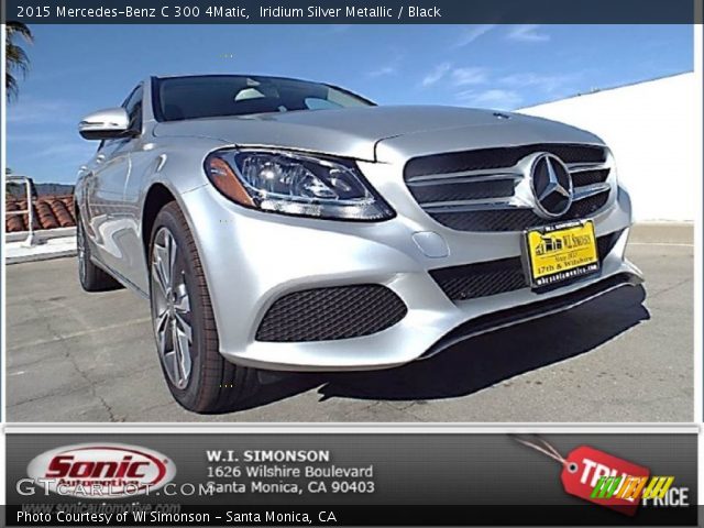 2015 Mercedes-Benz C 300 4Matic in Iridium Silver Metallic