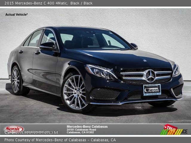 2015 Mercedes-Benz C 400 4Matic in Black