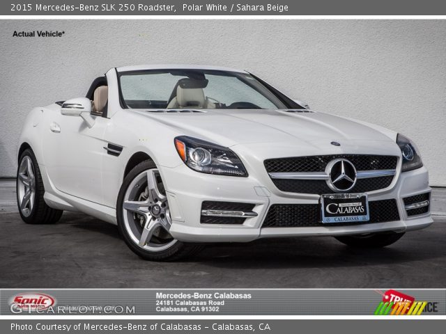 2015 Mercedes-Benz SLK 250 Roadster in Polar White