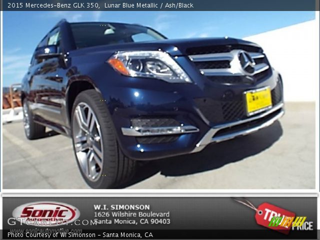 2015 Mercedes-Benz GLK 350 in Lunar Blue Metallic