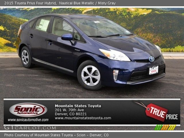 2015 Toyota Prius Four Hybrid in Nautical Blue Metallic