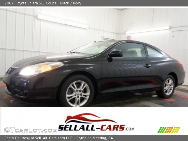 2007 Toyota Solara SLE Coupe in Black