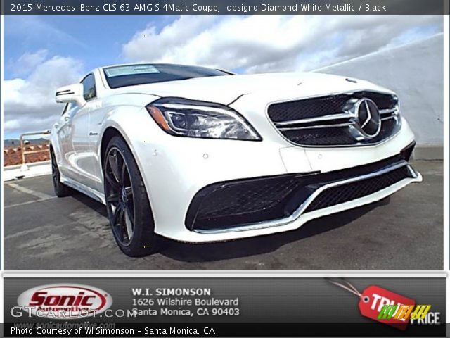2015 Mercedes-Benz CLS 63 AMG S 4Matic Coupe in designo Diamond White Metallic
