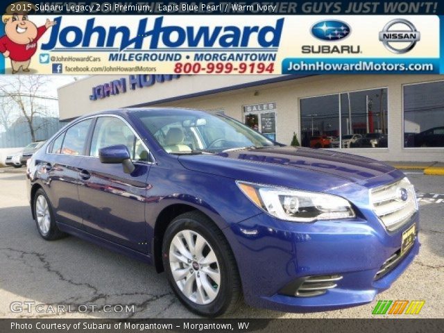 2015 Subaru Legacy 2.5i Premium in Lapis Blue Pearl