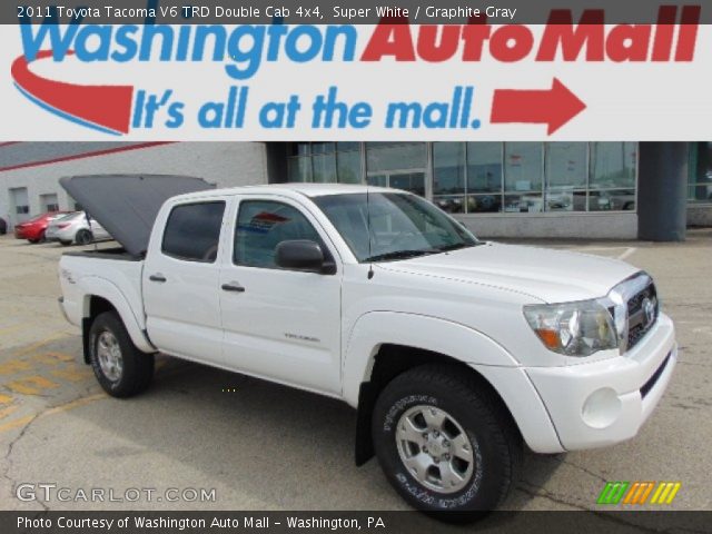 2011 Toyota Tacoma V6 TRD Double Cab 4x4 in Super White