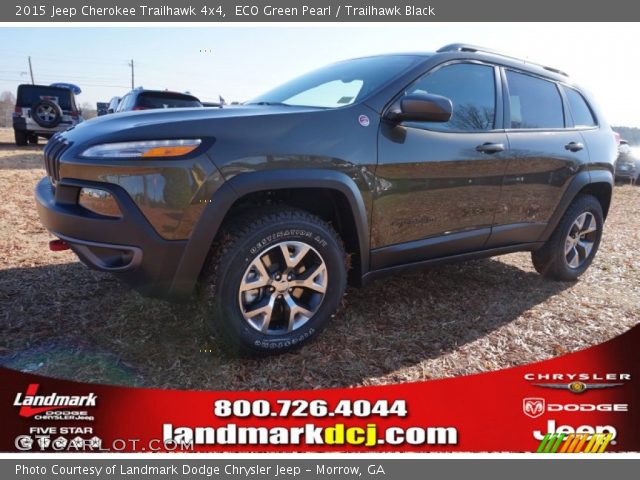 2015 Jeep Cherokee Trailhawk 4x4 in ECO Green Pearl
