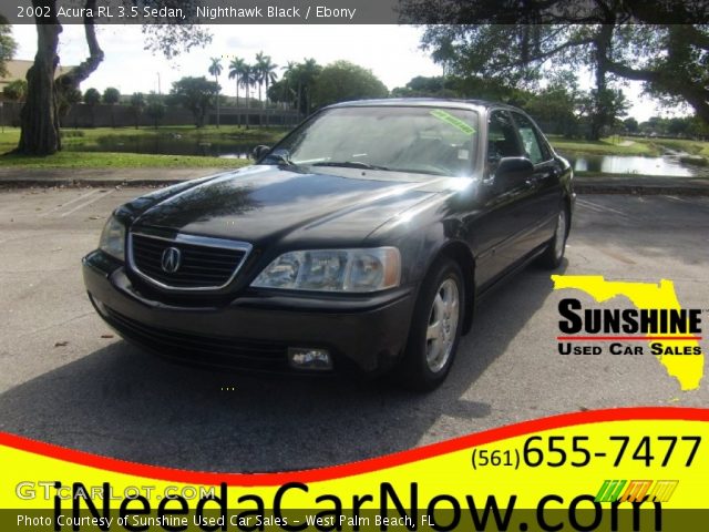 2002 Acura RL 3.5 Sedan in Nighthawk Black