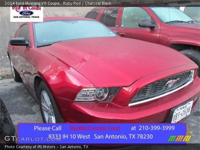 2014 Ford Mustang V6 Coupe in Ruby Red