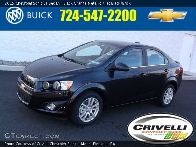 2015 Chevrolet Sonic LT Sedan in Black Granite Metallic