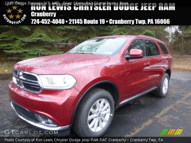 2015 Dodge Durango SXT AWD in Deep Cherry Red Crystal Pearl