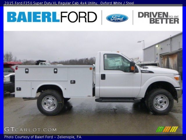 2015 Ford F350 Super Duty XL Regular Cab 4x4 Utility in Oxford White