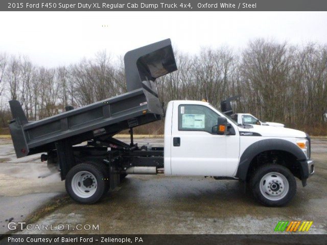 2015 Ford F450 Super Duty XL Regular Cab Dump Truck 4x4 in Oxford White