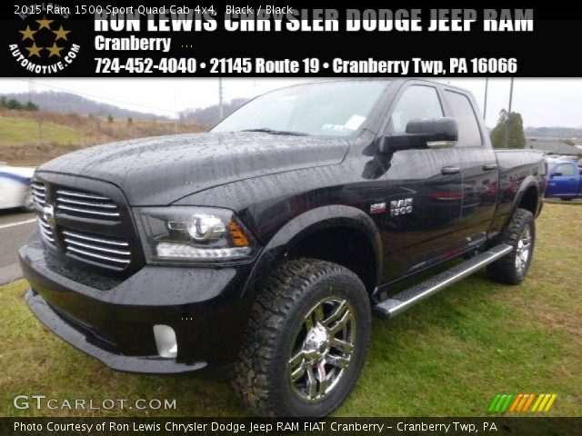 2015 Ram 1500 Sport Quad Cab 4x4 in Black