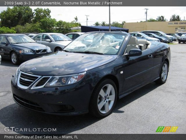 2009 Saab 9-3 2.0T Convertible in Nocturne Blue Metallic