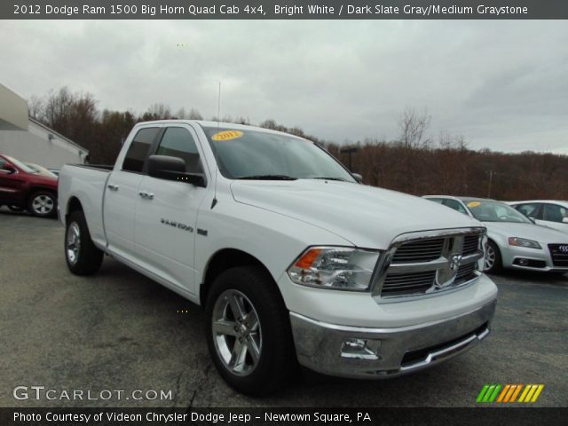 2012 Dodge Ram 1500 Big Horn Quad Cab 4x4 in Bright White