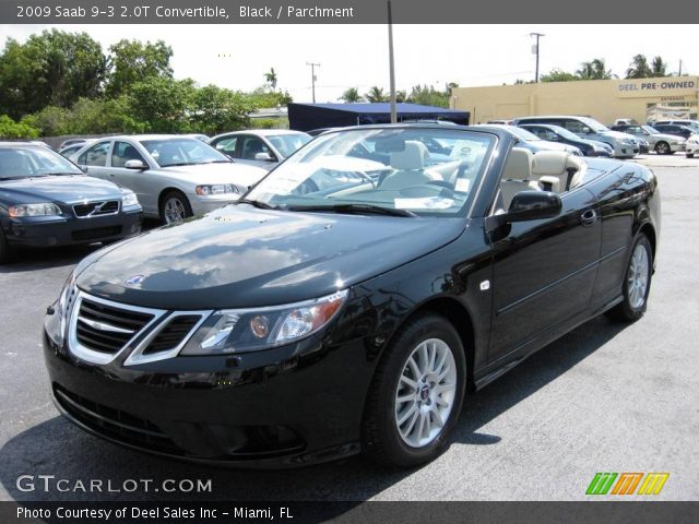 2009 Saab 9-3 2.0T Convertible in Black