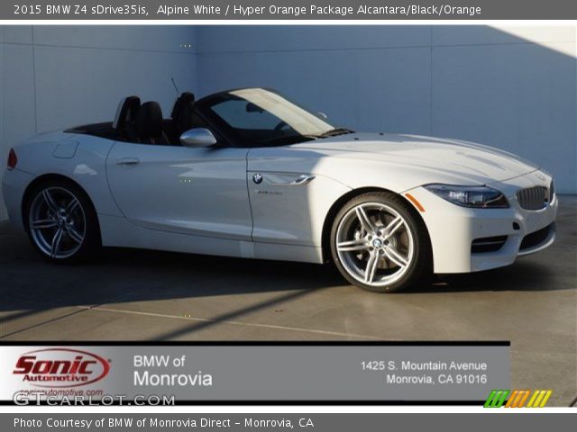 2015 BMW Z4 sDrive35is in Alpine White