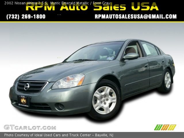 2002 Nissan Altima 2.5 S in Mystic Emerald Metallic