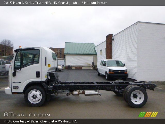 2015 Isuzu N Series Truck NPR-HD Chassis in White