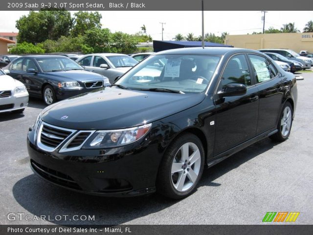 2009 Saab 9-3 2.0T Sport Sedan in Black