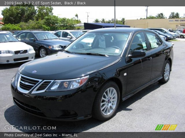2009 Saab 9-3 2.0T Sport Sedan in Black