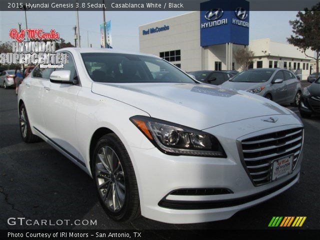 2015 Hyundai Genesis 3.8 Sedan in Casablanca White