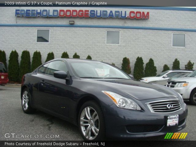 2009 Infiniti G 37 x Coupe in Platinum Graphite