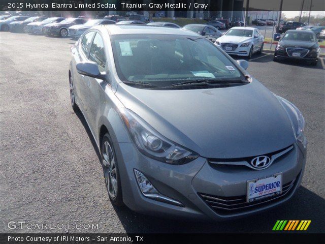 2015 Hyundai Elantra Limited Sedan in Titanium Gray Metallic